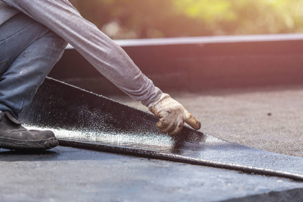 Professional Basement Waterproofing technician working in Clifton, OH